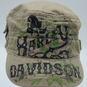 Harley Davidson Motorcycle Ladies Painters Cap Hat